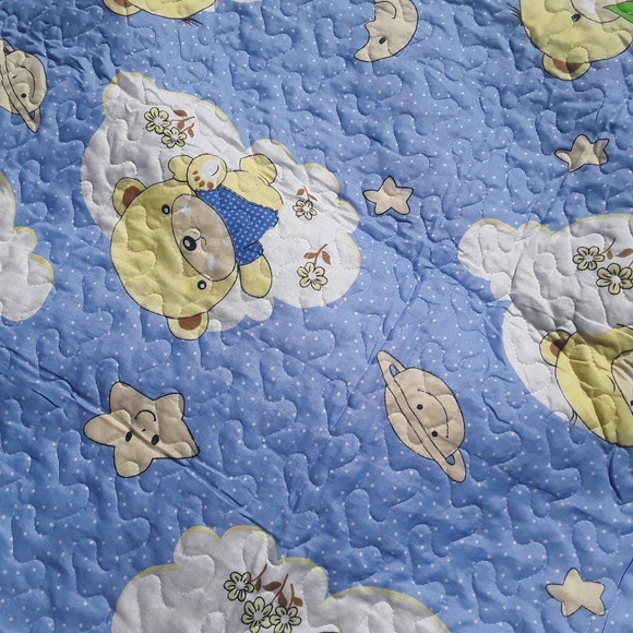 Mickey And Minnie Mouse Twin Blanket or bedspread 72x 53 in handmade - Picture 7 of 8